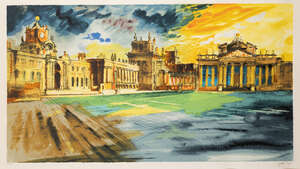 
	
		John Piper CH, 
		British 1903-1992- 
		 
		Blenheim Palace [Levinson 417], 1988; 
		