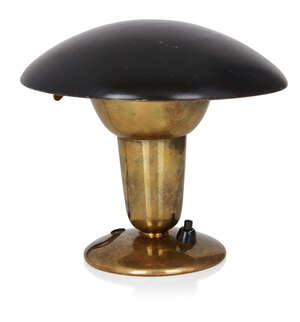 Erik Tidstrand for AB Nordiska Kompaniet, 
 
Adjustable table lamp, circa 1930, 
Brass,...