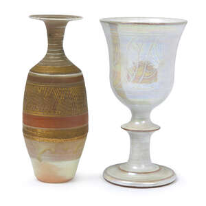 
	
		Mary Rich (1940-), a porcelain vase 
		c.late 20th century, impressed seal to side 
		A...