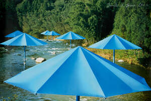 
	
		Christo and Jeanne-Claude,
		American b.1935-
		 
		The Umbrellas, Japan-USA, 1984-91,...
