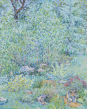 
	
		Serge Ponomarev,
		Russian 1911-1984-
		Landscape with Tigers and Landscape with...