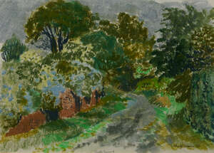 Dr Mary Nicol Neill Armour LLD RSA RSW, 
		British 1902-2000- 
		Castle Toward, 1972; 
		pastel, signed, dated, and inscribed, 33x45.5cm (ARR) 
		Provenanc