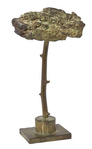 Borge Sornum, 
Danish 1920-1985- 
 
Untitled tree trunk; 
 
bronze, incised signature and...