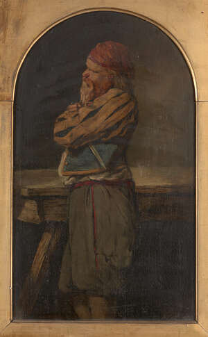 
	
		Circle of Erskine Nicol RSA ARA, 
		Scottish 1825-1904- 
		 
		Portrait of a man...