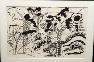 
	
		Fernand Léger, 
		French 1881-1955- 
		 
		Cirque: Pages 100 and 101, 1950;
		 
		