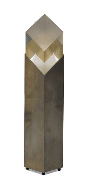 
	
		Casandro, a model 'Lucara II' desk lamp 
		c.1990, applied manufacturer's label to...