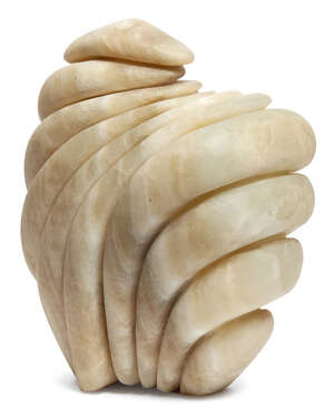 Jesper Neergaard, 
Danish b.1939- 
Untitled composition; 
marble, incised signature and...