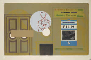 
	
		R. B. Kitaj, 
		American 1932-2007-
		 
		Ezra Pound I, 1971;
		 
		screenprint in...