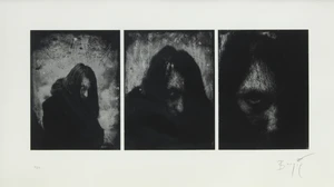 Boogie,&nbsp;British 21st Century,&nbsp;
Yoma, 2011;&nbsp;
Two-colour screenprint on Somerset Tub Sized Satin...