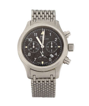 
	
		A stainless steel quartz 'Der Fleiger Chronograph' wristwatch by International Watch...