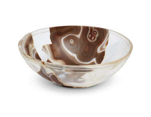 
	
		A Roman banded agate fragmentary dish, 1st century B.C.- 1st century A.D., chocolate...
