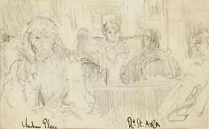 
	
		Walter Richard Sickert ARA,
		British 1860-1942-
		 
		The School for Girls, Chesham...