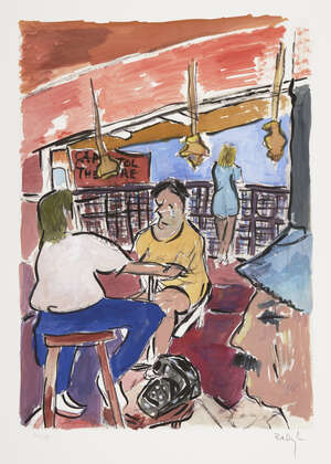 
	
		Bob Dylan,
		American b.1941-
		 
		Rooftop Bar, 2009;
		 
		giclée in colours on...