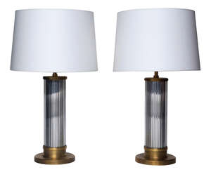 
	
		Ralph Lauren, 
		 
		Pair of 'Allen' table lamps, circa 2015, 
		Brass, glass,...