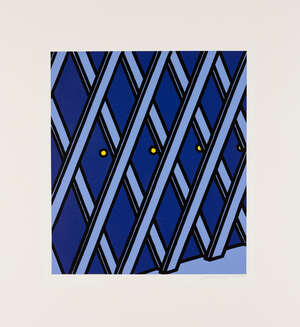 
	
		Patrick Caulfield CBE RA, 
		British 1936-2005- 
		 
		Ill take my life monotonous, 1973;...
