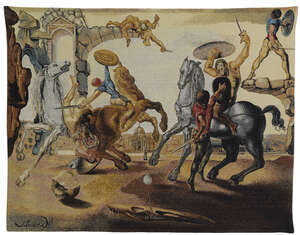 
	
		After Salvador Dali, 
		Spanish 1904-1989- 
		 
		Bataille autour dune Pissenlit, 1988;...