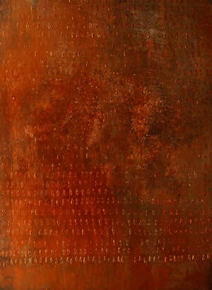 
	
		Julie Lim, 
		late 20th century- 
		 
		Rojo II; 
		 
		mixed media on canvas,...