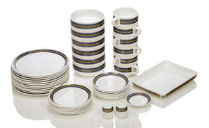 
	
		Royal Doulton (British), a group of Concorde crockery  
		 
		c.1975, all items with...