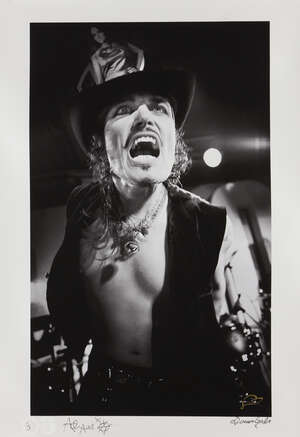 Hannah Domagala, British 20th / 21st Century
Adam Ant in two poses;
photographic prints, one in...