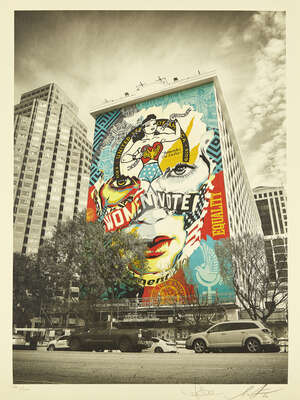 
	
		Shepard Fairey and Sandra Chevrier,
		American b.1970 and Canadian b.1983-
		 
		