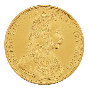 
	
		An Austrian gold  4 Ducats, 1915 (re-strike)

	

