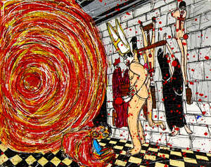 
	
		Federico Solmi, 
		American b.1973- 
		 
		The Evil Empire, 2008; 
		 
		mixed media on...