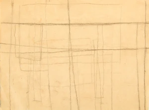 William Scott CBE RA,&nbsp;British 1913-1989 -&nbsp;Untitled;&nbsp;charcoal on paper, 19 x 25 cm...