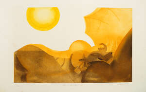 
	
		Roland Jarvis, 
		British 1926-2016- 
		 
		Sunbathers 3; 
		 
		aquatint and etching...