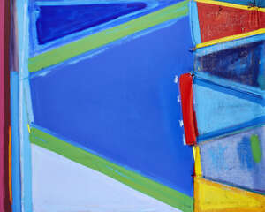 
	
		Anthony Frost, 
		British b.1958 - 
		&nbsp;
		Making Blue, 2003-04; 
		&nbsp;
		oil on canvas,...