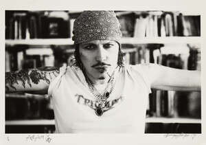 Hannah Domagala, British 20th / 21st Century
Adam Ant;
silver gelatin print on paper numbered...