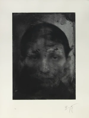 Boogie,&nbsp;British, 21st Century,&nbsp;
Sara, 2011;&nbsp;
Two-colour screenprint on Somerset Tub Sized Satin...