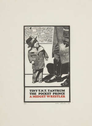 
	
		Sir Peter Blake CBE RDI RA, 
		British b.1932- 
		 
		Tiny T.N.T Tantrum, The Pocket...