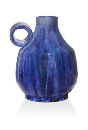 
	
		Marcello Fantoni (1915-2011), a handled vase possibly for Raymor 
		c.1960, signed to...