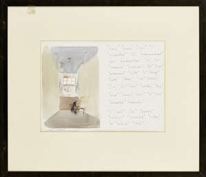 
	
		John Glashan, 
		Scottish 1927-1999- 
		 
		Untitled; 
		 
		watercolour and acrylic...