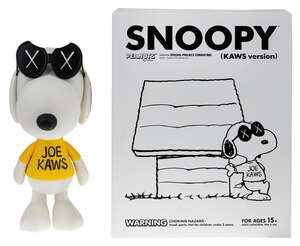 
	
		KAWS, 
		American b. 1974- 
		
		Joe Kaws Snoopy, 2011; 
		
		painted vinyl multiple...