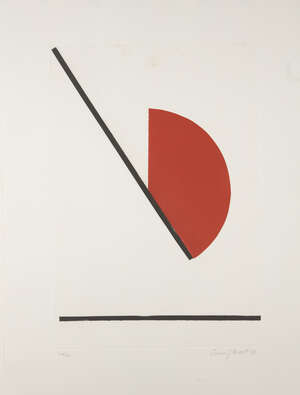 Sir Terry Frost RA, British 1915-2003, At Five O'Clock in the Afternoon II, 1990; etching with...