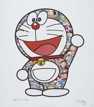 
	
		Takashi Murakami, 
		Japanese b.1962- 
		 
		Doraemon: Thank You, 2018; 
		 
		offset...