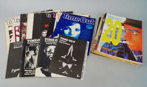 
	
		A collection of early issues of Time Out, dating from 1970's and later...