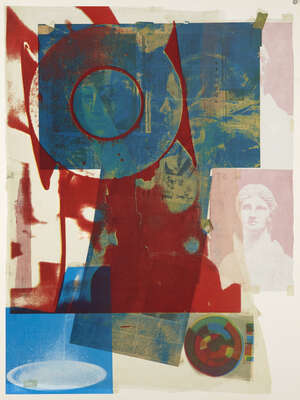 Robert Rauschenberg, American 1925-2008, Quarry Local One, 1968; offset lithographic poster in...