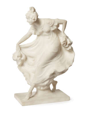 
	
		Ernst Seger (1868-1939), a marble figure 'La Révérence'
		c.1920, signed E.Seger
		