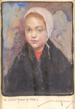 
	
		William Lee Hankey RI, 
		British 1865-1952- 
		
		The young Joan dArc, 1905; 
		
		