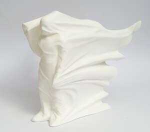 
	
		Daniel Arsham, 
		American b.1980- 
		 
		Hollow Figure, 2018; 
		 
		opaque white...