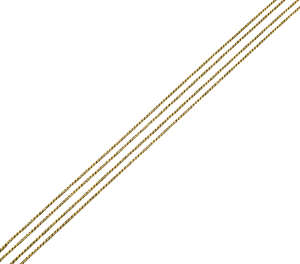 A late 19th century gold guard chain, of box link design, 23.6g, length 155.0cm