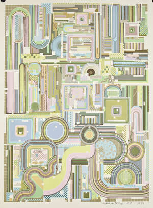 
	
		Sir Eduardo Paolozzi CBE RA, 
		Scottish 1924-2005- 
		 
		Untitled, 1974; 
		 
		
