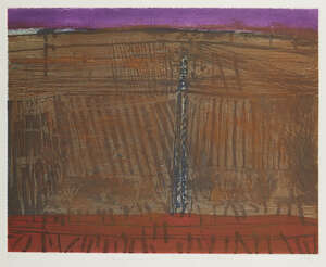 
	
		Barbara Rae CBE RA,
		Scottish b.1943-
		 
		Ploughmarks - Castelfiorentino,...