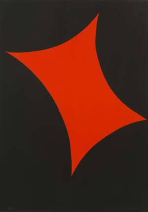 
	
		Leon Polk Smith,
		American 1906-1996-
		 
		Colour Forms, E, 1974;
		 
		screenprint in...