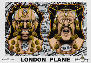 
	
		Gilbert and George,
		British b.1943 & 1942-
		 
		London Plane, 2006;
		 
		digital...