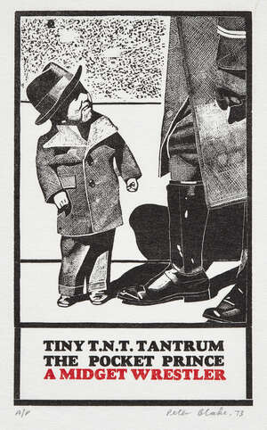 
	
		Sir Peter Blake CBE RDI RA, 
		British b.1932 - 
		&nbsp;
		Tiny T.N.T Tantrum, The Pocket...