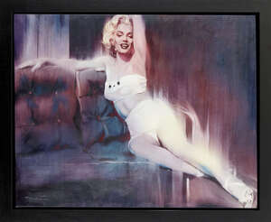 
	
		Dean Fox, 
		British, late 20th century- 
		Marilyn; 
		mixed media in colours on...
