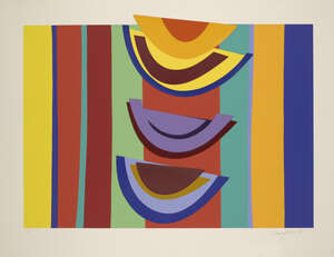 Sir Terry Frost RA, British 1915-2003,
Swing Rhythm, 2003; silkscreen print in colours on wove, 
